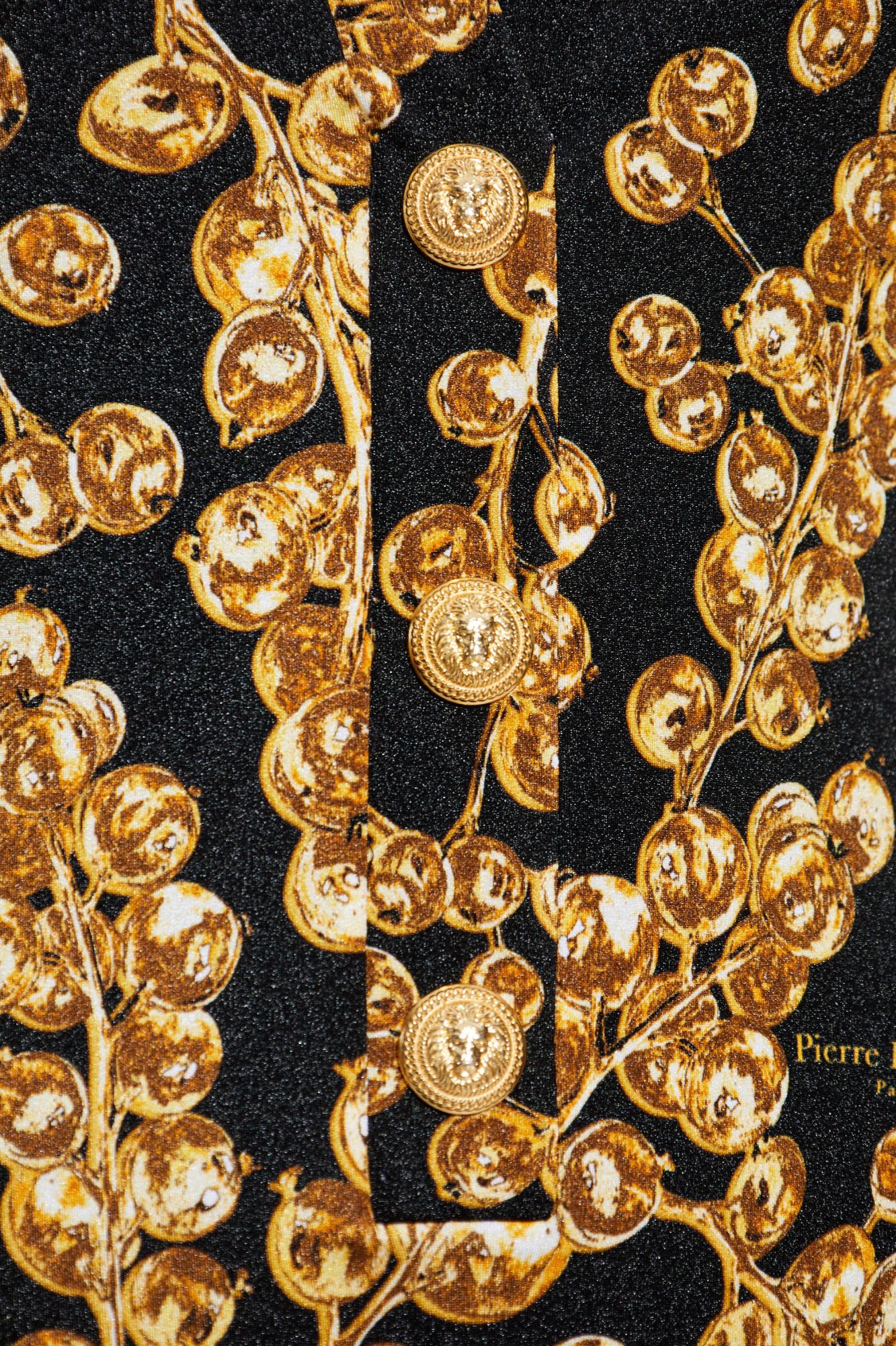 BALMAIN ワンピース バルマン ナイロン 水着 40 ゴールド Chaînes pattern printed one-piece swimsuit gold gold - Women